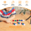 400 Pieces Plastic Poker Chips Game Chips 4 Colors Counter Card, 3 4