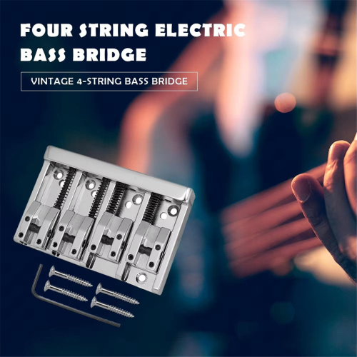 Ponte fixa de 4 cordas Ponte elétrica vintage 2