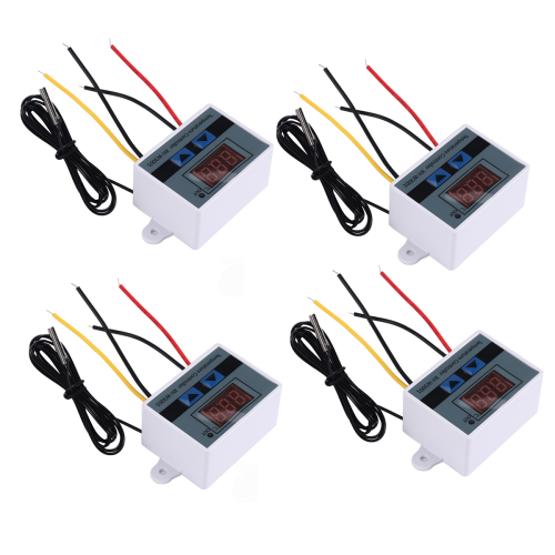 4 ks 220 V AC digitálny LED teplotný regulátor Xh-W3001 2