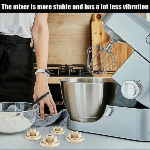 5pcs Mixer Foot Bottom Pad Stand Attachment Replacement Mixer Accessories Compatible for Kitchenaid 1