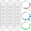 45Pcs Snake Charm Bracelet Set Expandable Bangle Bracelets 1