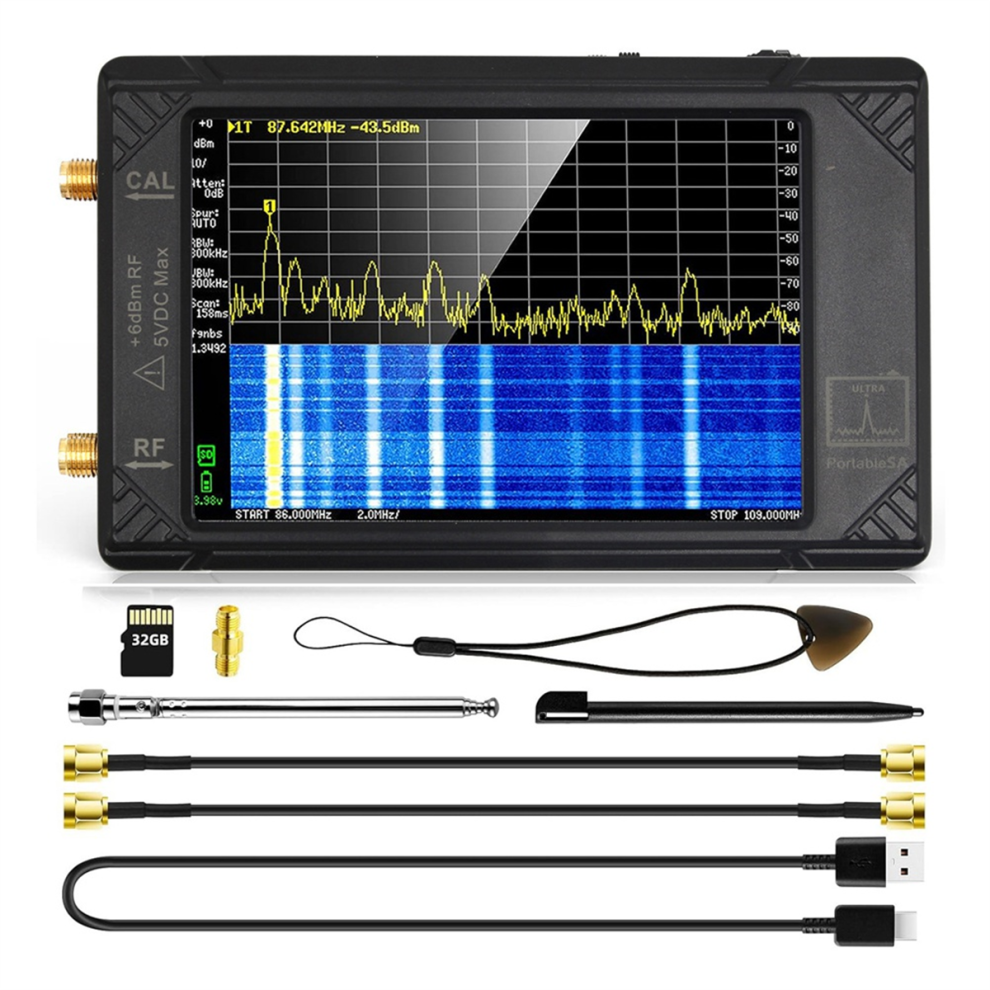 4Inch Handheld Spectrum Analyzer For Ultra Protable Sa With 32Gb Card 4712664191876