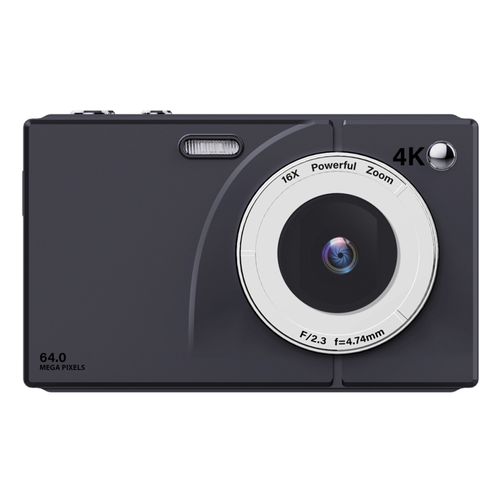 4K Ccd Digital Camera 16X Digital Zoom With 2.8Inch Screen Black 4712664192040