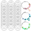 45 Pcs Snake Charm Bracelet Set Stainless Steel 3