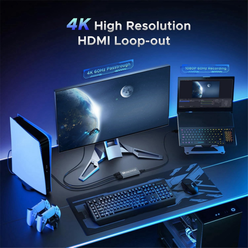 Placa de captura de vídeo USB 3.0 compatível com 4K 2