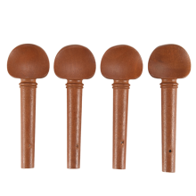 Conjunto de 4 peças de cravelhas para violino tamanho 4/4, substituição de madeira Jujuba