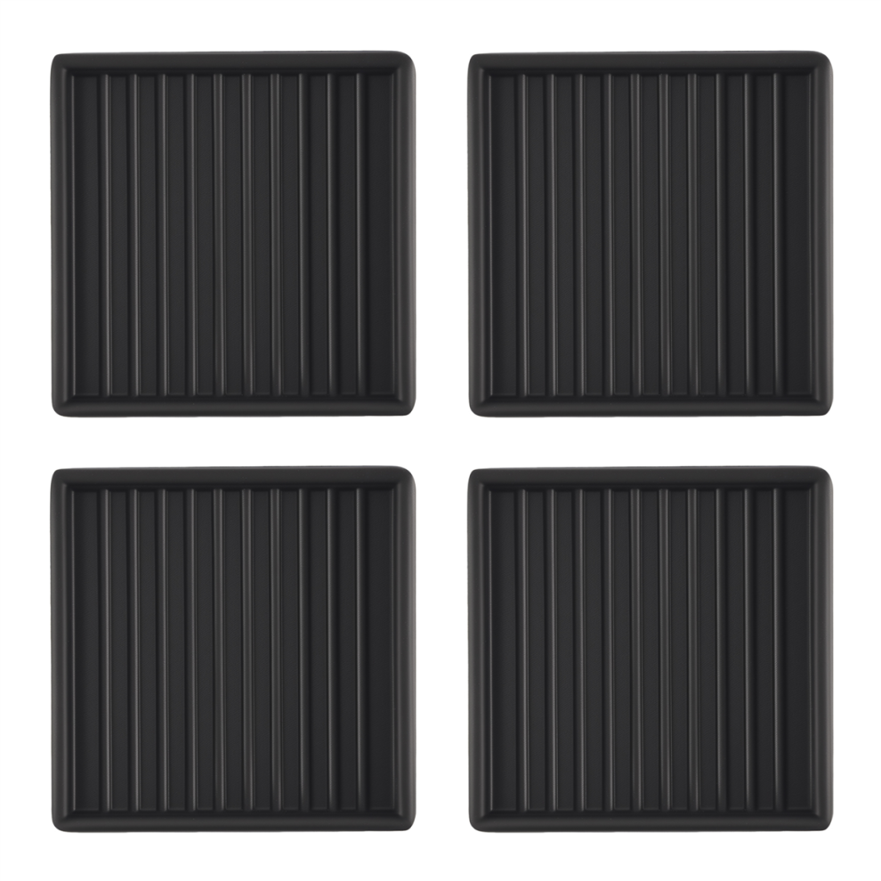 4Pcs Furniture Pads- 2X2in Anti Skid Caster Cups, Leg Coasters 4712664196734