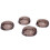 4Pcs For Turn Signal Light Indicator Lens Cover Red 2