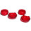 4Pcs for Turn Signal Light Indicator Lens Cover Red 7