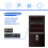 Hub USB para painel frontal interno de gabinete de PC de 5,25 polegadas - 2 portas 4