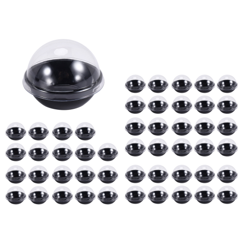 50-pack transparant plastic mini cupcake bakje, voor mini muffin macaron 2