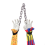 5.6 Ft Halloween Hanging Animated Talking & Shaking Scary Clown 4