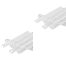 5 pares de guias de rolo de argila para massa