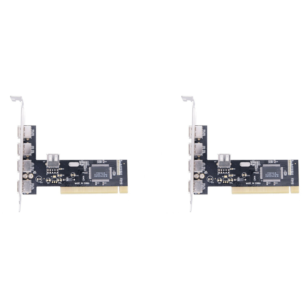 5 Ports Pci To Usb 2.0 Pci Expansion Card Adapter Card 480Mbps 4712664102377