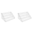 4Tier Clear Acrylic CD Holder Cascading CD Storage Rack,Display Rack 1