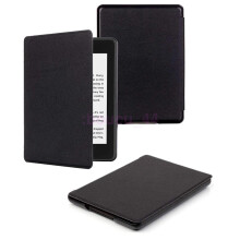 (Black) For Amazon Kindle Paperwhite 11th Gen 2021 6.8" Tablet Smart Leather Case Cover