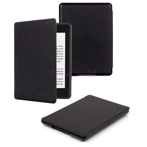 (Black) For Amazon Kindle Paperwhite 11th Gen 2021 6.8" Tablet Smart Leather Case Cover