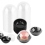 50 Pack Clear Plastic Mini Cupcake Container,for Mini Muffin Macaron 2