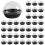 50 Pack Clear Plastic Mini Cupcake Container,for Mini Muffin Macaron 1