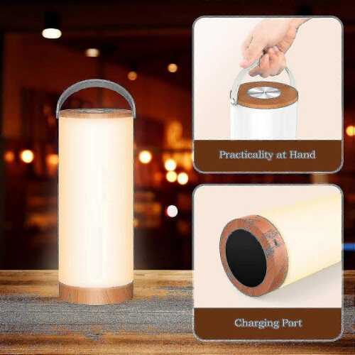 2023-table Lamp, Led Rechargeable Table Lamp for Home & Outdoor, Touch Sensitive 2