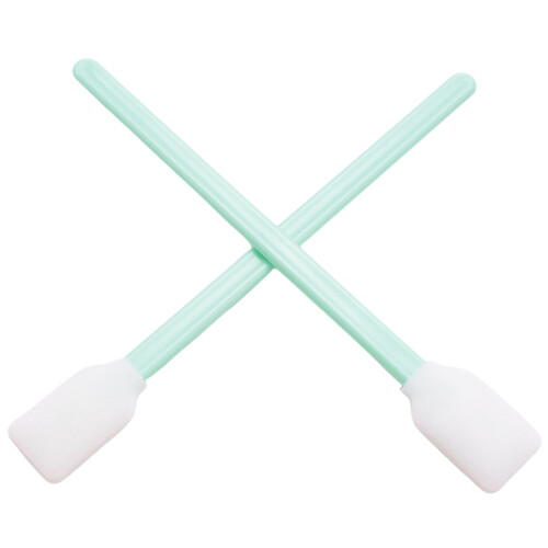 50x Cotonetes de Limpeza com Cabeça de Espuma para Lentes de Câmera e Impressoras a Jato de Tinta