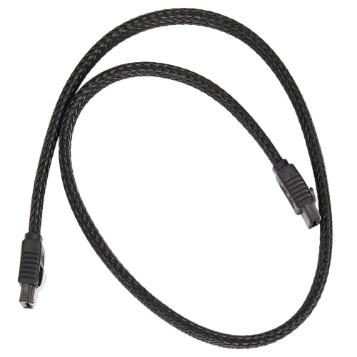 50CM 3.0 III SATA3 7pin Data Cable 6Gb/s SSD Cables(Black)