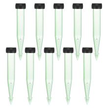 Pacote com 50 tubos florais de água, tubos florais de plástico de 4 polegadas/10 cm