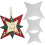 Star shape Patchwork templates for Christmas crafts 4