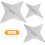 Star shape Patchwork templates for Christmas crafts 2