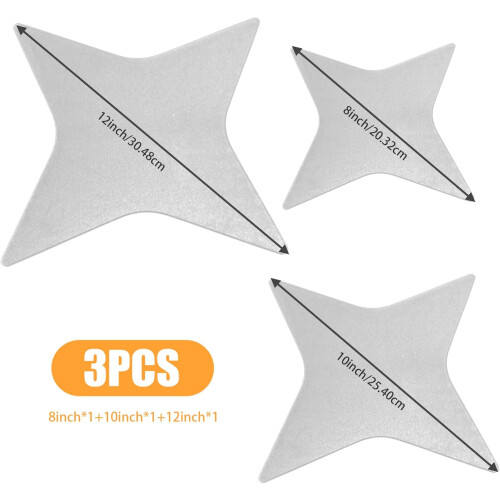 Star shape Patchwork templates for Christmas crafts 1