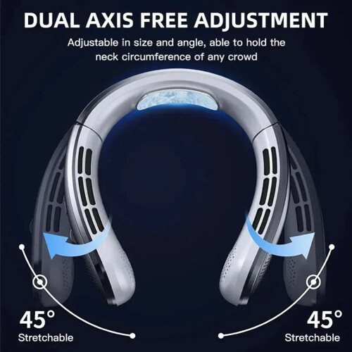 5000mAh USB Hanging Neck Fan Portable Bladeless Mini Rechargeable 2