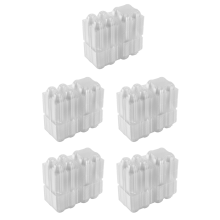 50Pcs Plastic Egg Cartons for Family Pasture Chicken Market- 4 Grids