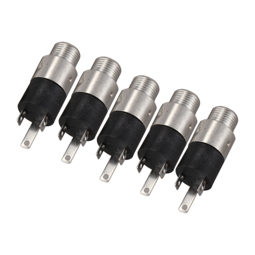 Conector de montagem em painel com conector estéreo de 3,5 mm de 5 peças 1