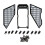 5B Explosion-Proof Car Window (PC Material) Fit for 1/5 ROVAN 3