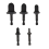 5Pcs Flaring Tool Copper Pipe Electric Reamer 1