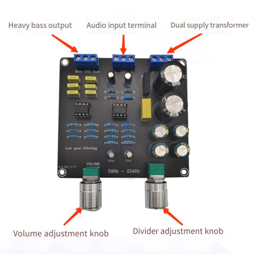 59Hz-234Hz Low-Pass Filter Super Crossover Board 1