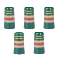 5 peças de virolas de ferro de golfe para hastes de ferro de 9,5 x 25 x 13,7 mm B