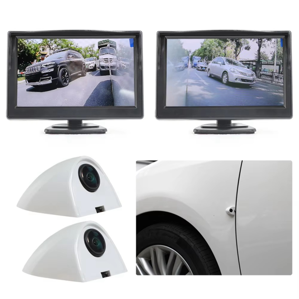 5Inch Tft Lcd Monitor Backup Camera System, Side View Camera Kit 4712664106856