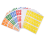 540Pcs/18 Sheets Cable Labels Tags Self Adhesive Waterproof Labels 1