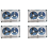 55 Minute Blank Tape Disk Double-Sided Metal Small Open Disk, D 1