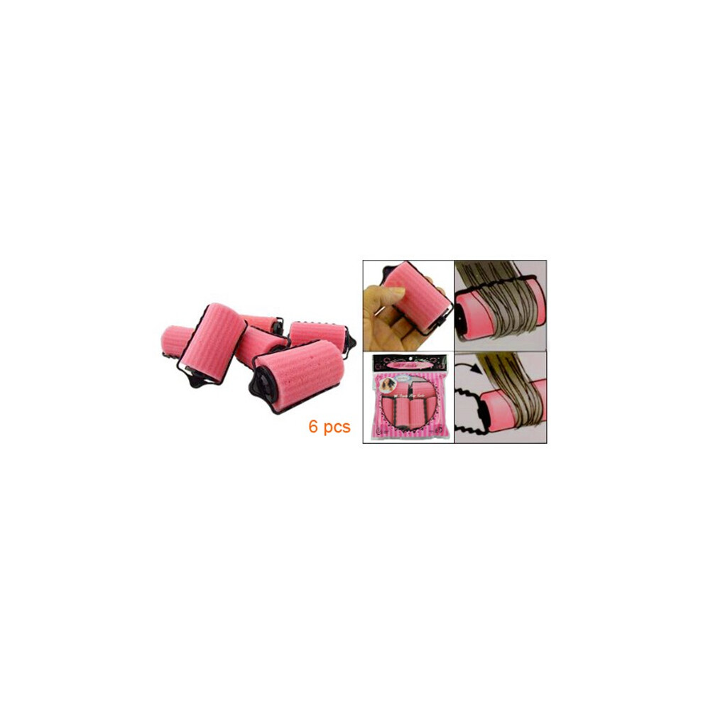 6 PCS Magic Hair Care Roller Style Sponge Curlers For Girl Ladies