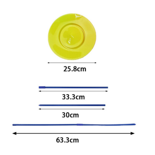 6 Sets Plastic Juggling Props Children Practicing Balance Skills Toy 1