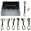 Interruptor de alimentação de 6 vias para computador de mesa com suporte para HDD de 2,5/3,5 polegadas 2