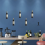 6 Pack Wall Mounted Wine Rack, for Wine Storage Wall Wine Theme Decor 5