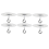 6Pcs Adhesive Ceiling Hooks for Popcorn Concrete Ceiling Wall 1