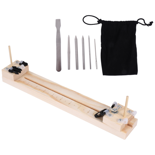 7 PCS Bracelet Knitting Tool Paracord Tool Jig DIY Wooden Braid 2
