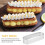 Forma oval para bolo quiche, torta de frutas e mousse francesa com 6 peças 4