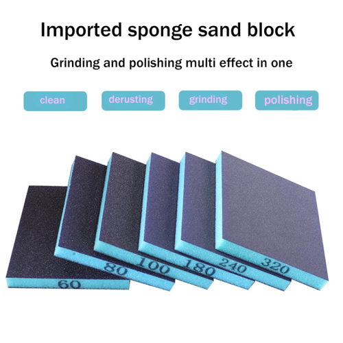 6Pcs Sanding Sponge, 60/80/100/180/240/320 Grit 2