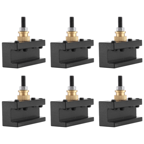 Pacote de ferramentas 6PCS Mini Torno Troca rápida Poste de ferramentas e suportes 1