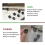 6pcs Rubber Roller Replacement for /Maker 3 4